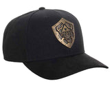 Nintendo Legend of Zelda Hylian Shield Brass Metal Badge Adjustable Snapback Hat