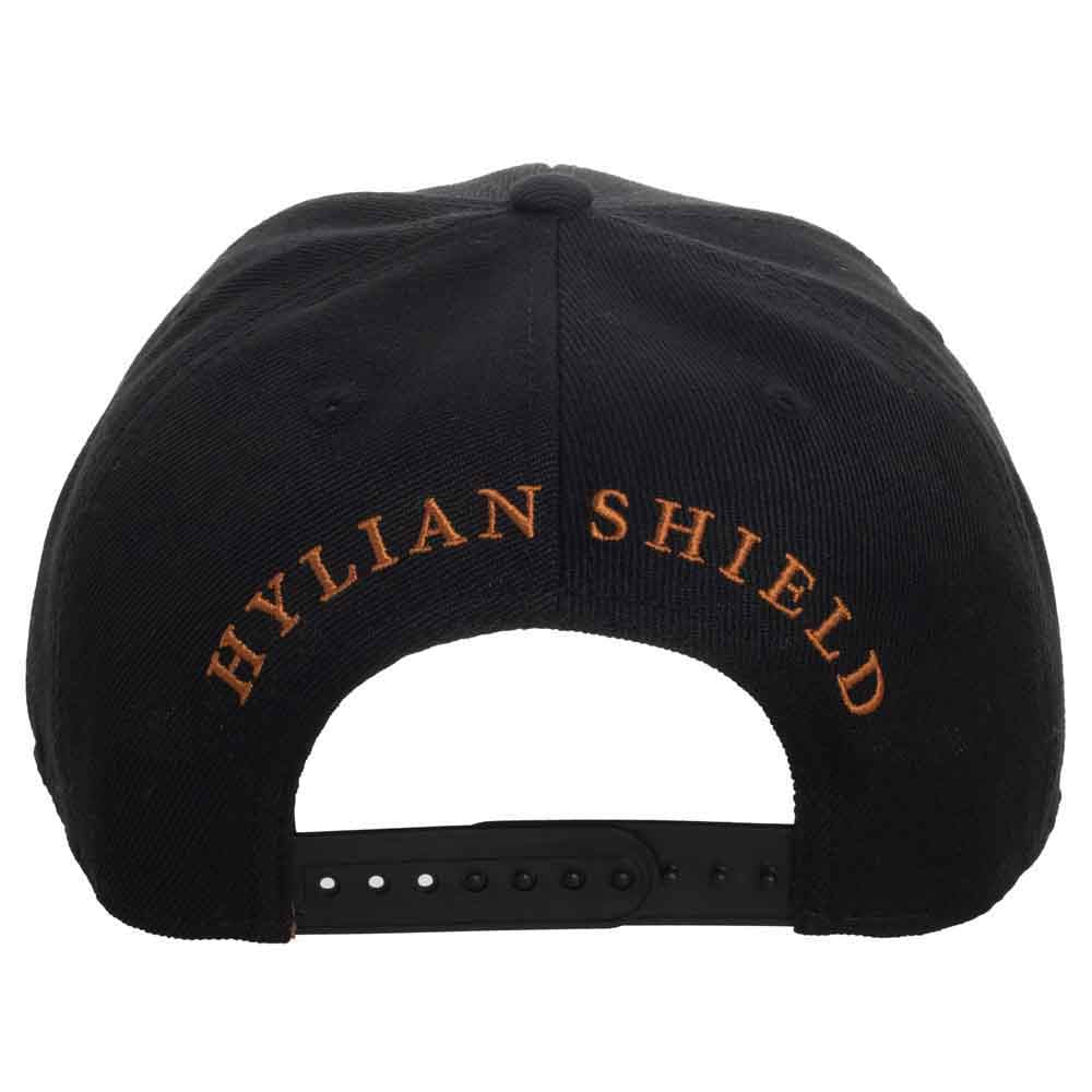 Nintendo Legend of Zelda Hylian Shield Brass Metal Badge Adjustable Snapback Hat