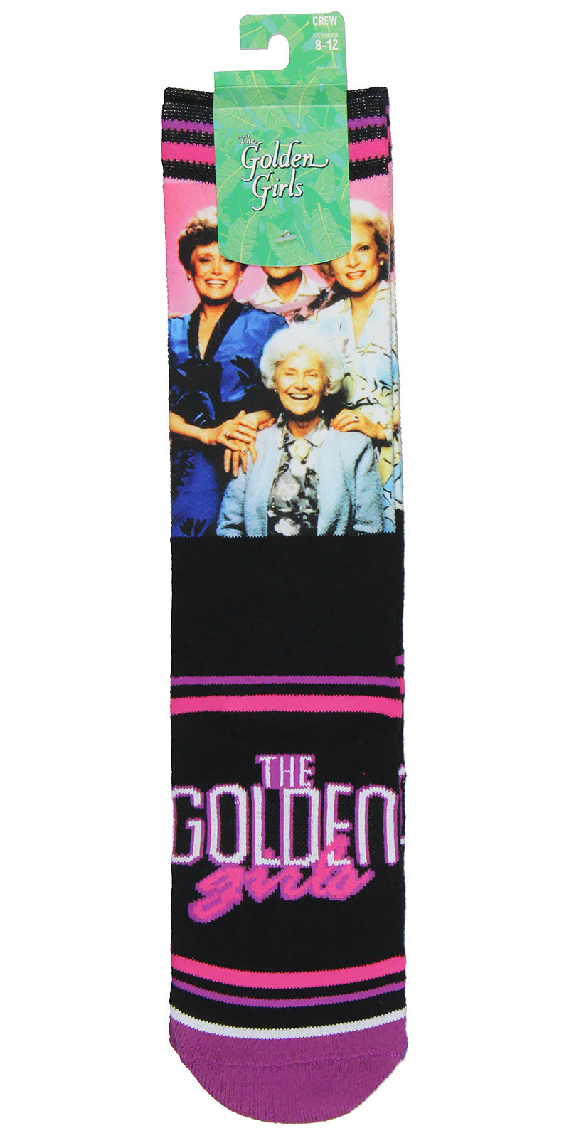 The Golden Girls Group Photo Sublimated Crew Socks