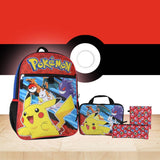 Pokemon Kids 16" Backpack 5PC Combo Set