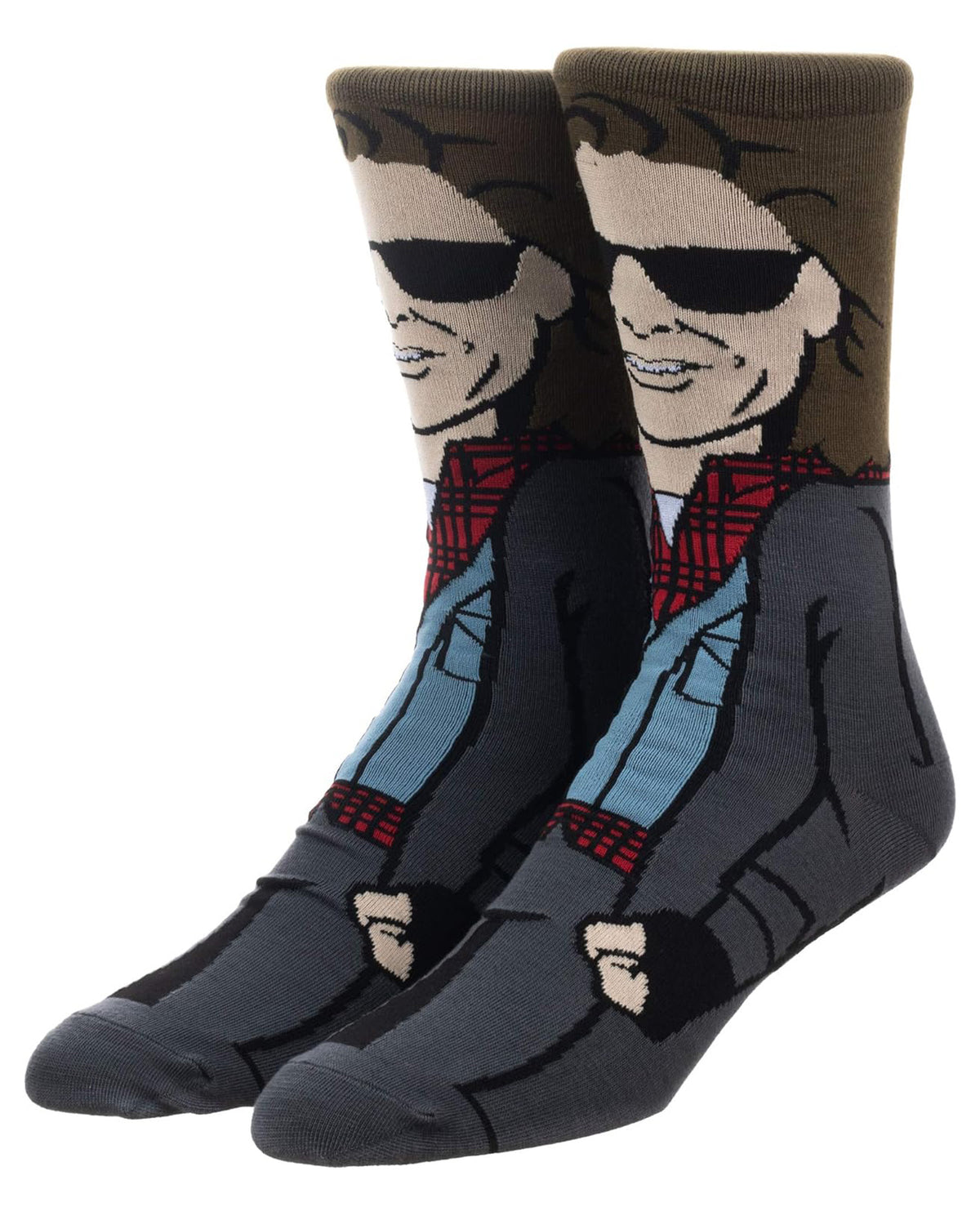 The Breakfast Club Teen Movie John Bender 360 Character Collection Crew Socks