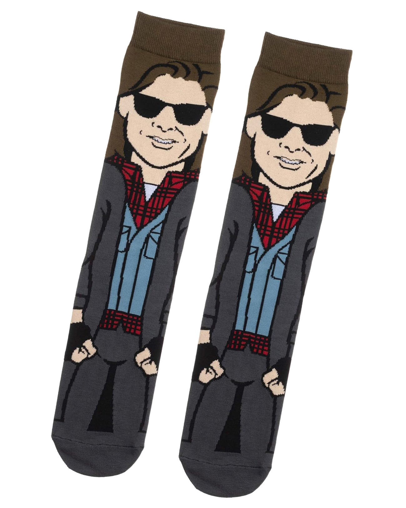 The Breakfast Club Teen Movie John Bender 360 Character Collection Crew Socks