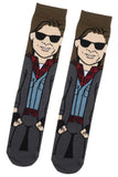 The Breakfast Club Teen Movie John Bender 360 Character Collection Crew Socks
