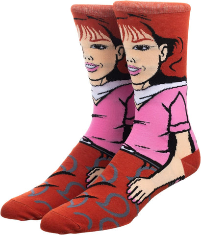 Breakfast Club Teen Movie Claire Standish 360 Character Collection Crew Socks
