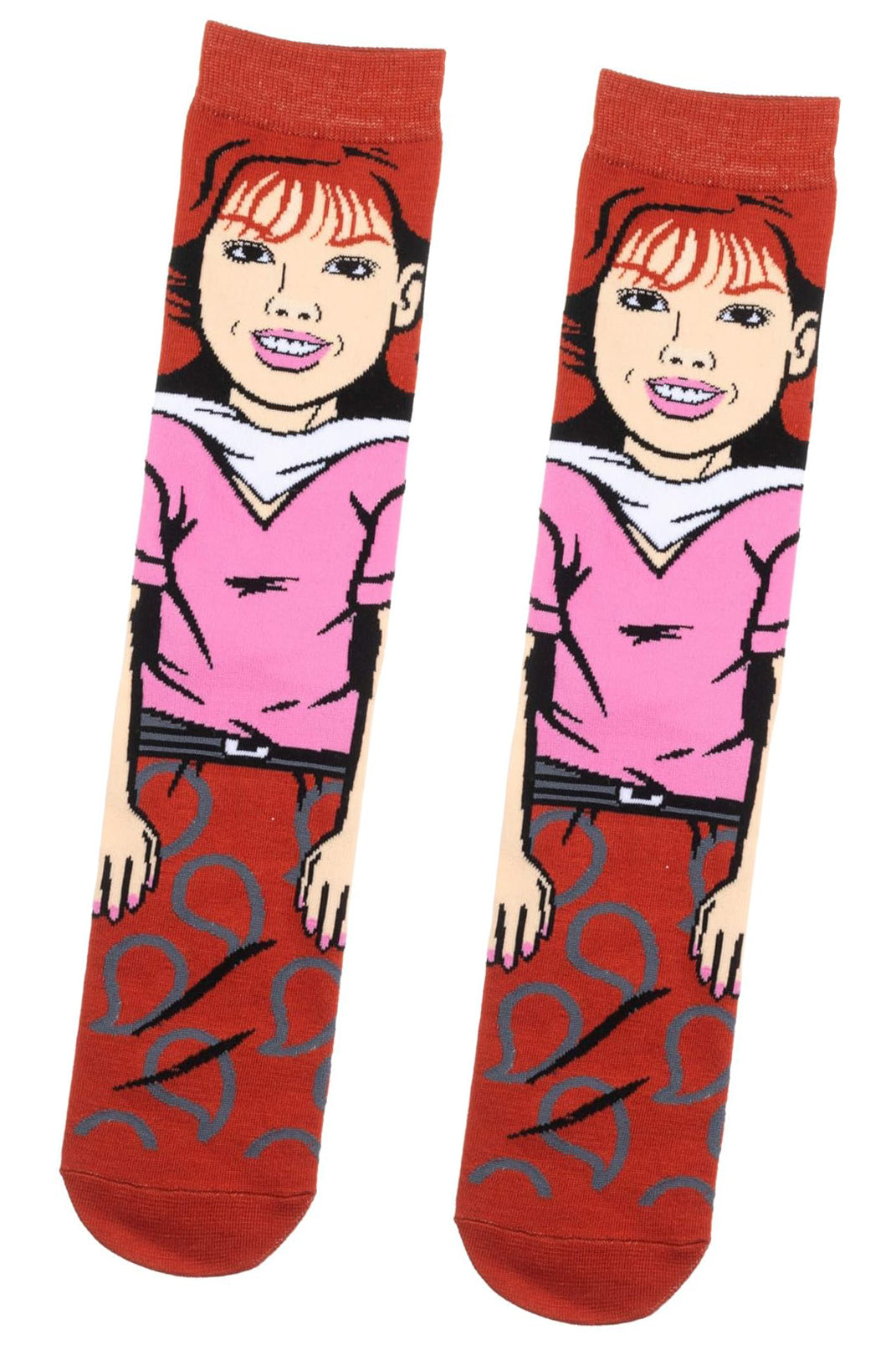 The Breakfast Club Teen Movie Claire Standish 360 Character Collection Crew Socks