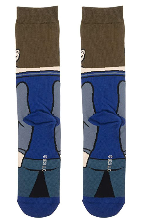 The Breakfast Club Teen Movie Andrew Clark 360 Character Collection Crew Socks