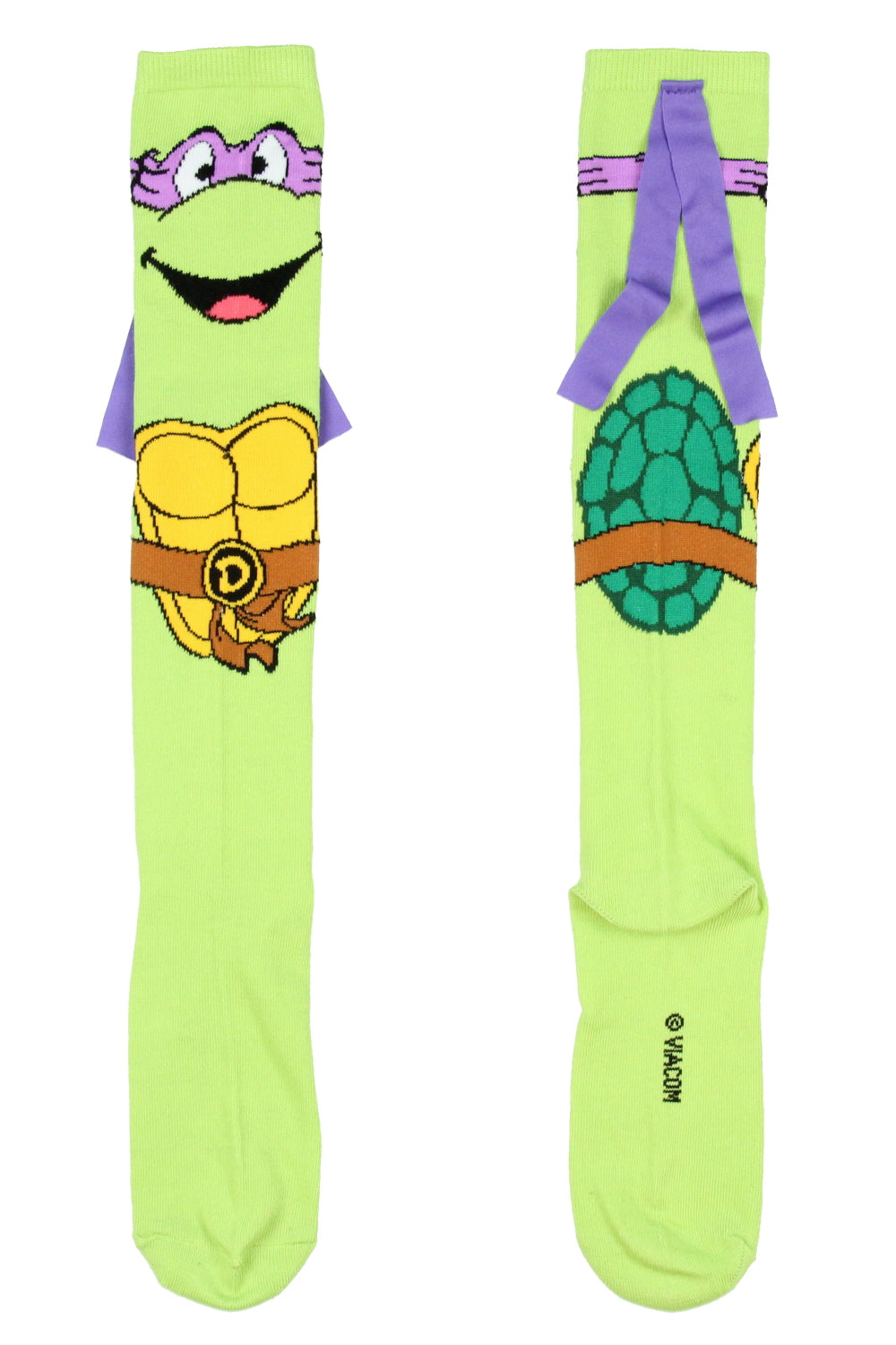 Teenage Mutant Ninja Turtles Character Mask Knee High Socks