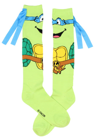 Teenage Mutant Ninja Turtles Character Mask Knee High Socks