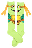 Teenage Mutant Ninja Turtles Character Mask Knee High Socks