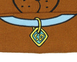 Scooby Doo Embroidered Face and Collar Design OSFM Costume Hat Beanie