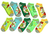 Dr. Seuss GRINCH Adult Holiday 5 Pack No Show Socks