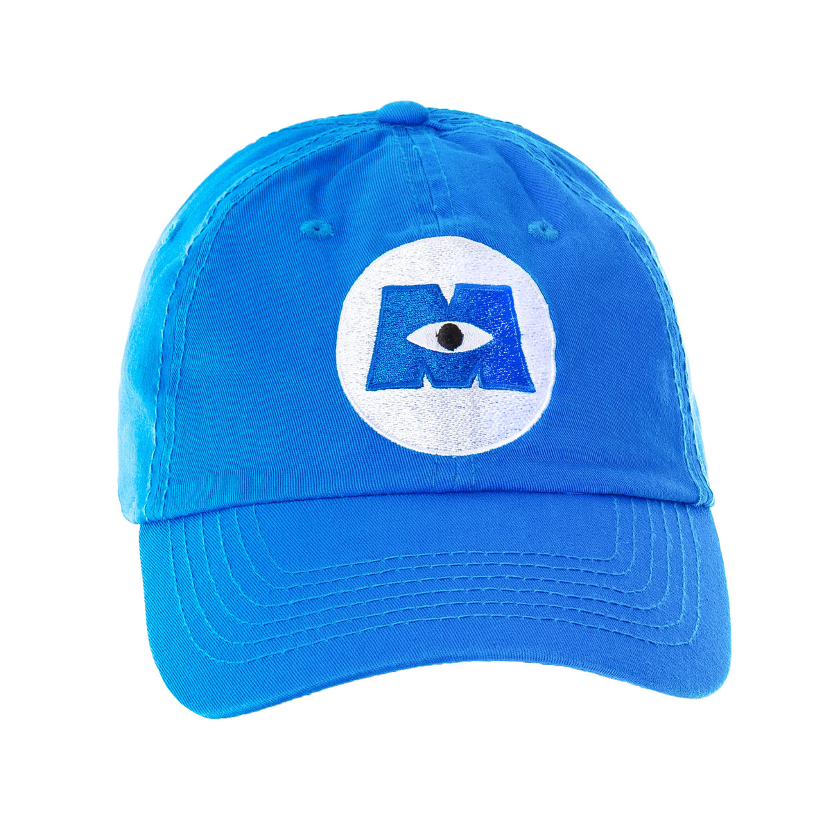Disney Monsters Inc. Embroidered Logo Hat Adjustable Strap Baseball Cap