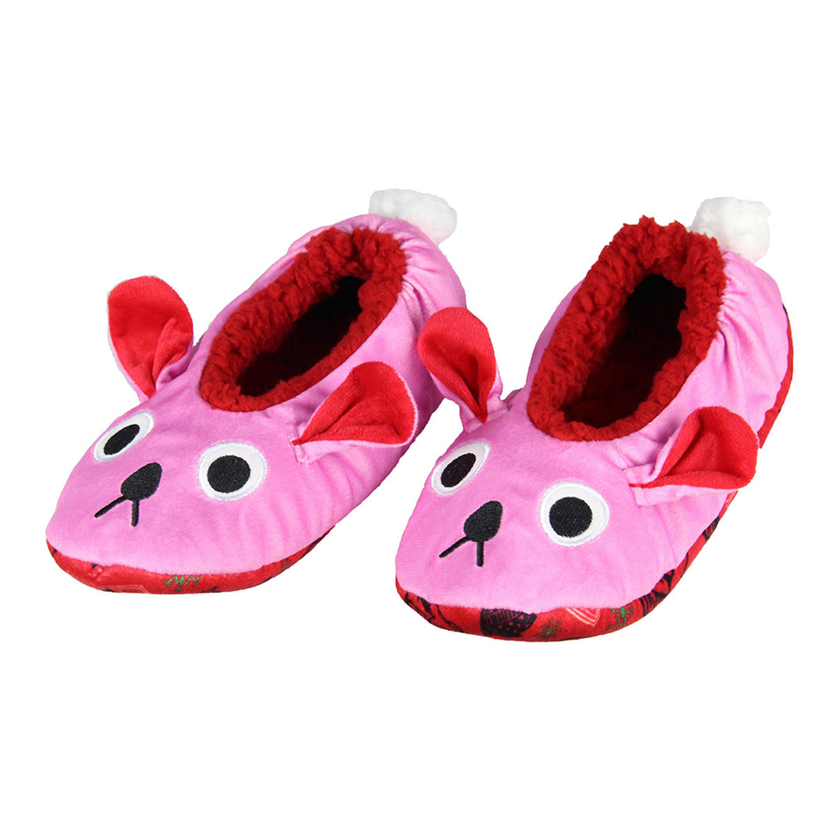 A Christmas Story Pink Bunny Slippers with No-Slip Sole For Women Men