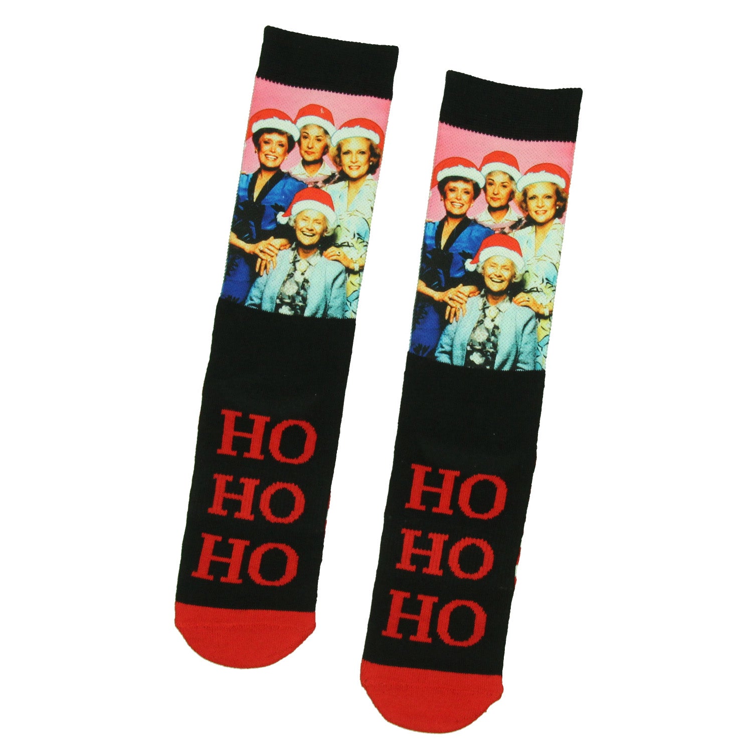 The Golden Girls Socks Christmas Holiday Sublimated Crew Socks 1 Pair