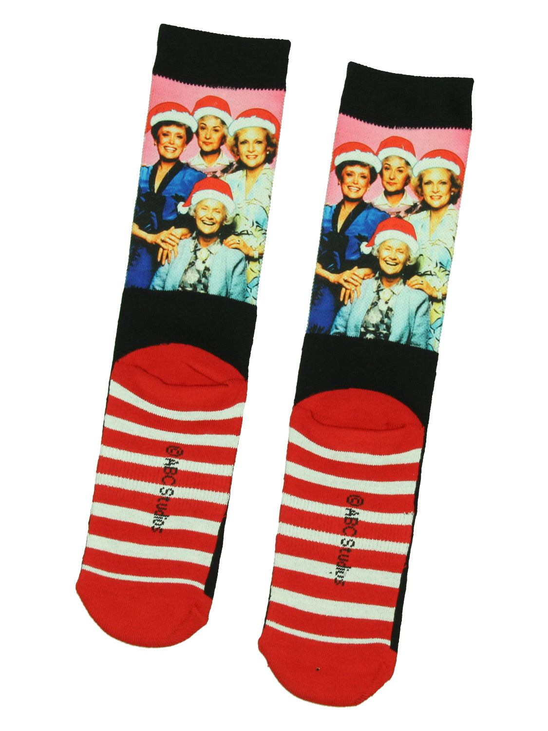 The Golden Girls Socks Christmas Holiday Sublimated Crew Socks 1 Pair