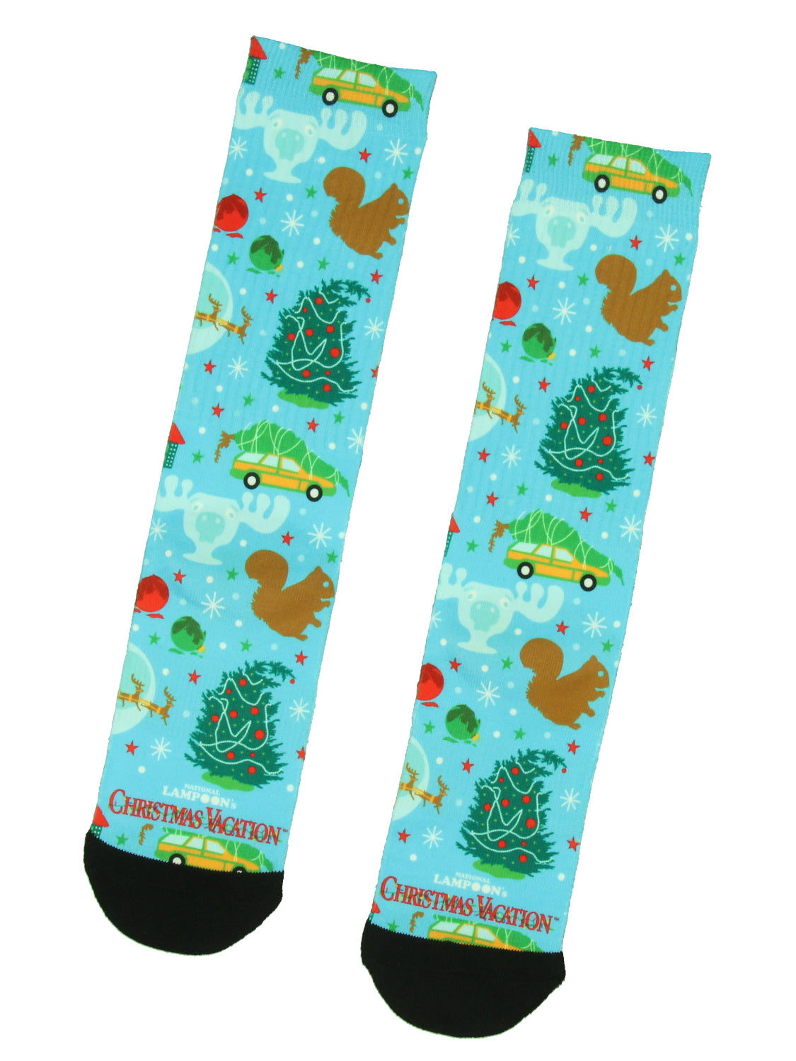 National Lampoon's Christmas Vacation Sublimation Mid-Calf Crew Socks