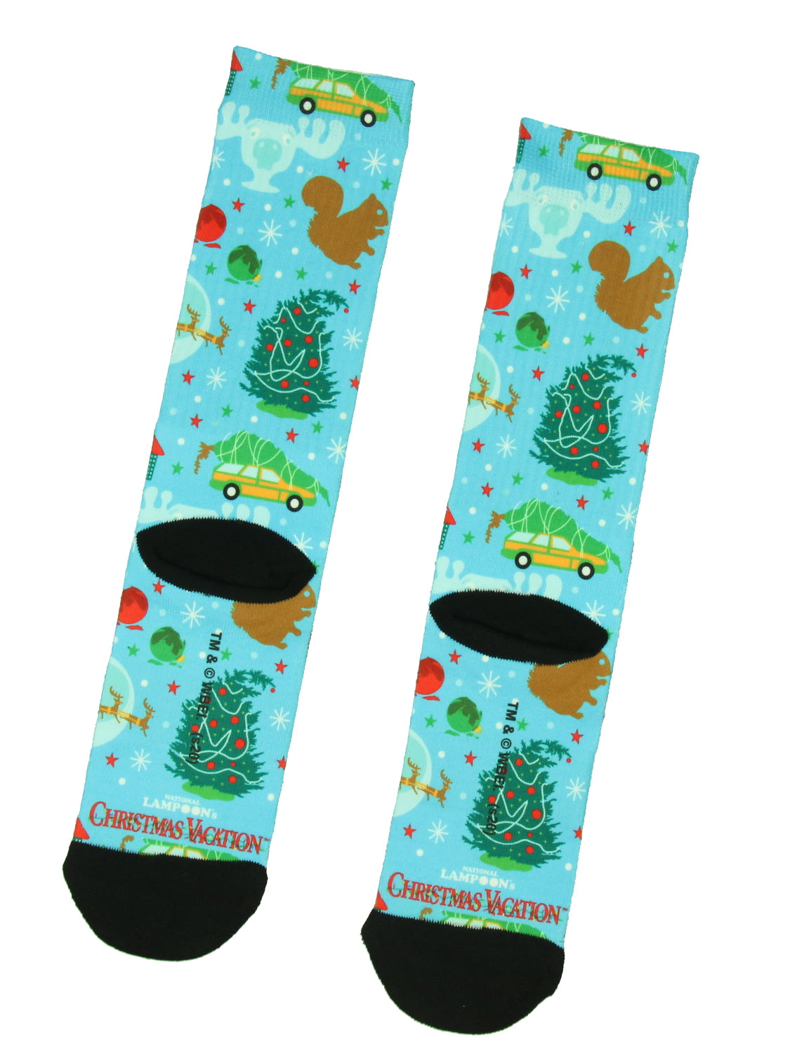 National Lampoon's Christmas Vacation Sublimation Mid-Calf Crew Socks