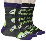 Beetlejuice Socks Adult Unisex Crew Socks 2 Pack