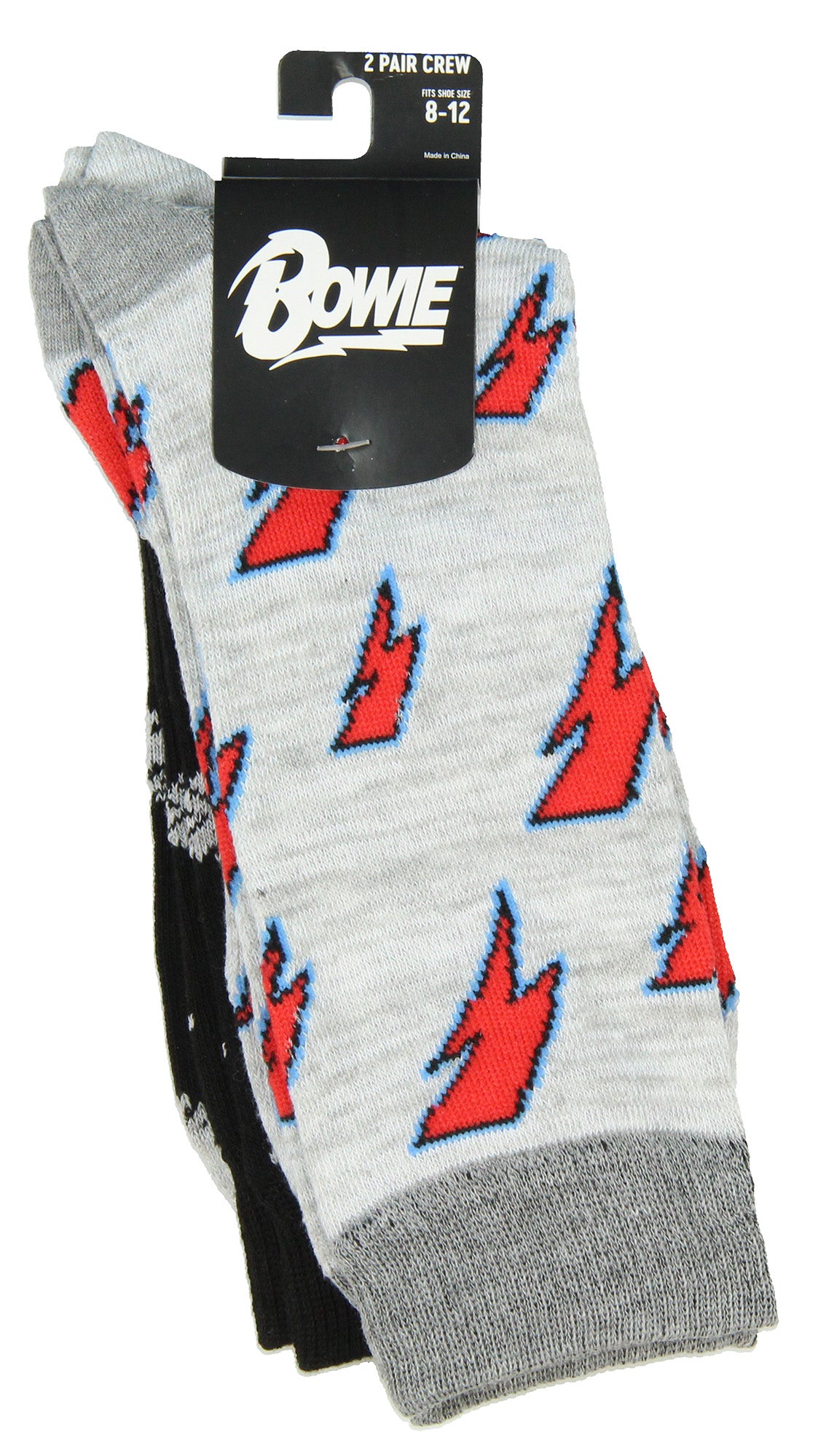 David Bowie Music Unisex 2 Pack Crew Socks