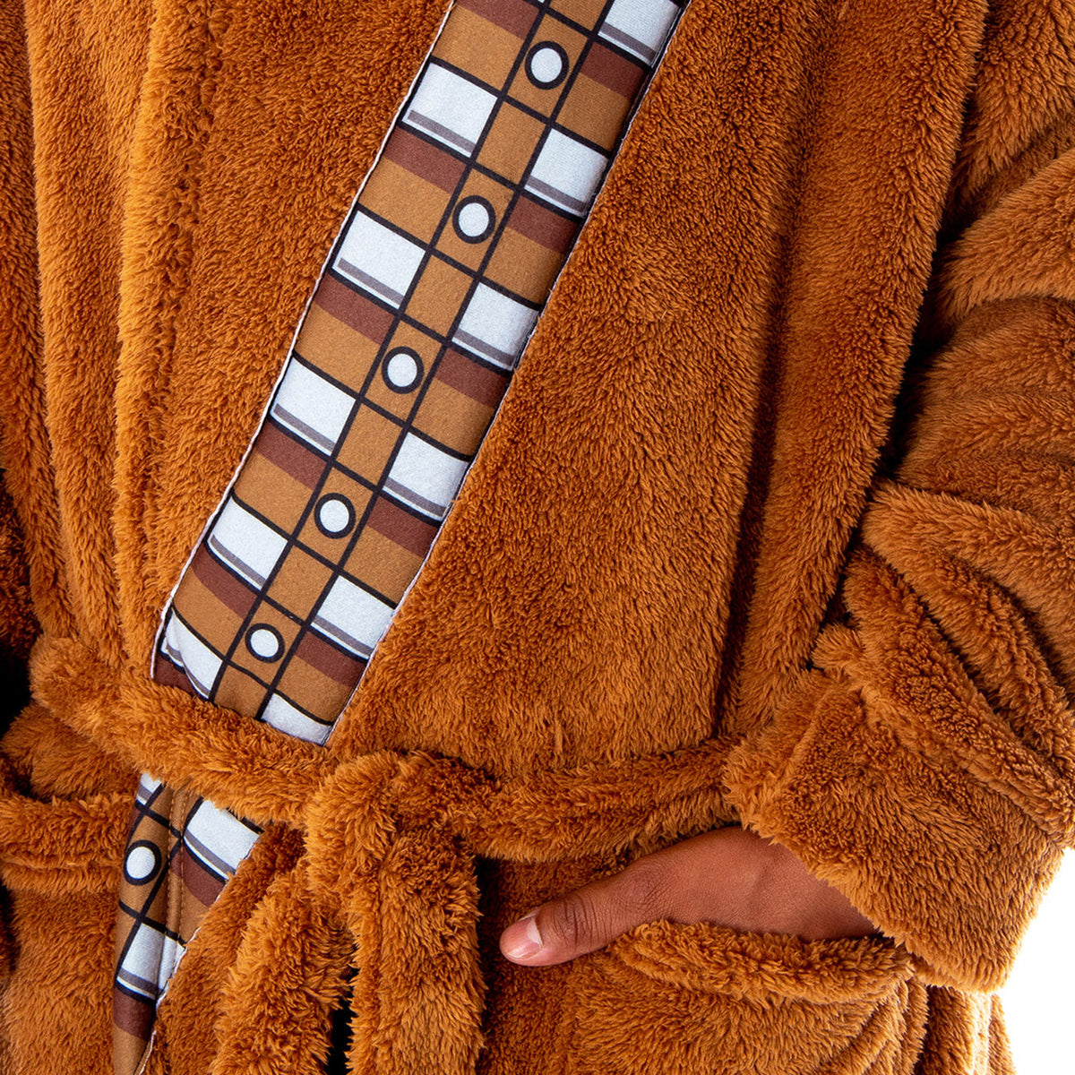Star Wars Chewbacca Robe Costume Fleece Plush Chewie Chewbacca Bathrobe