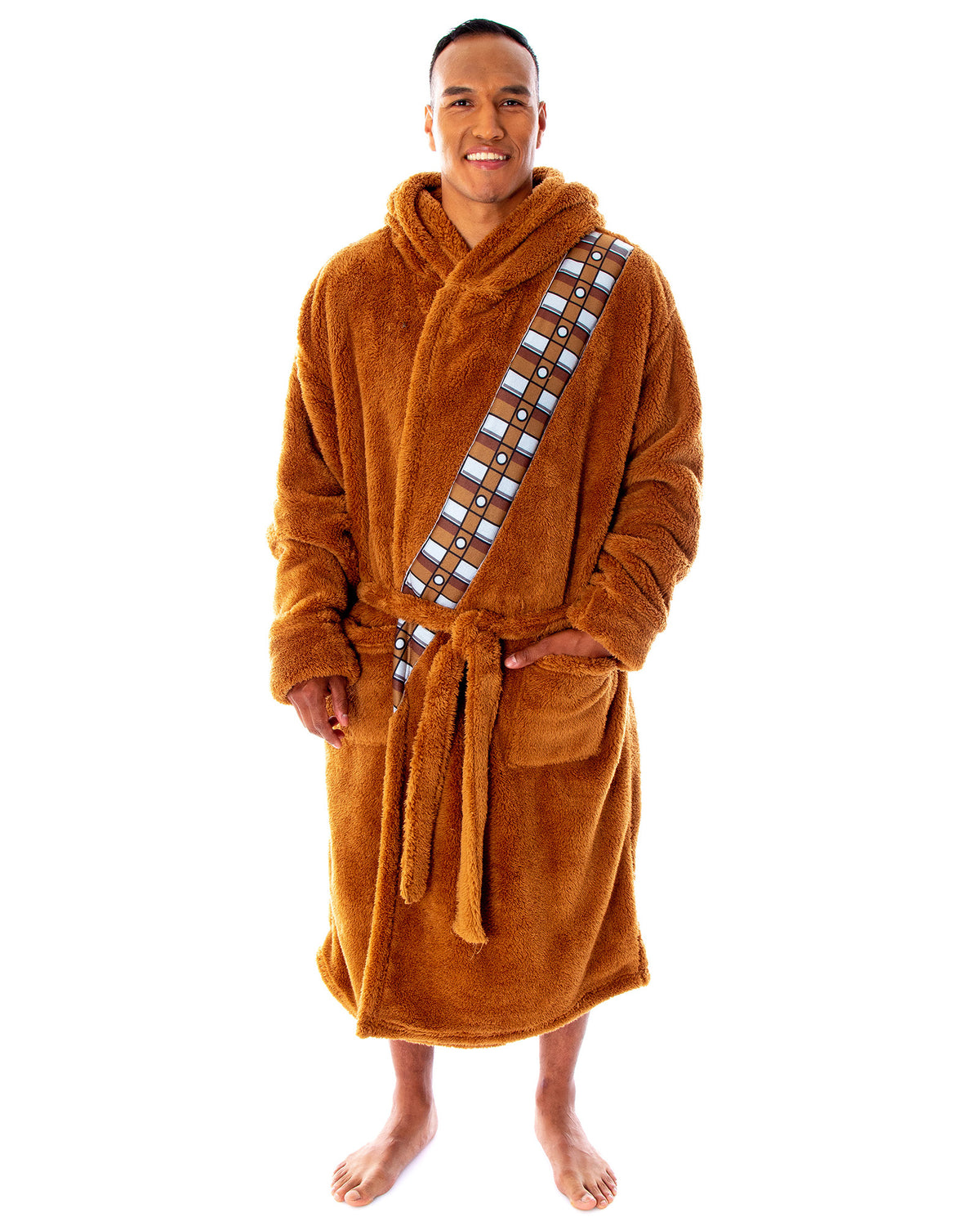 Star Wars Chewbacca Robe Costume Fleece Plush Chewie Chewbacca Bathrobe