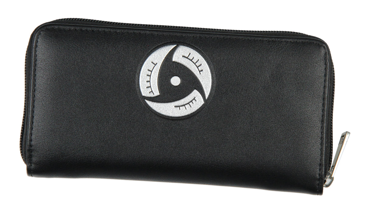 Naruto Shippuden Itachi Uchiha Akatsuki Red Cloud Zip Around Wallet