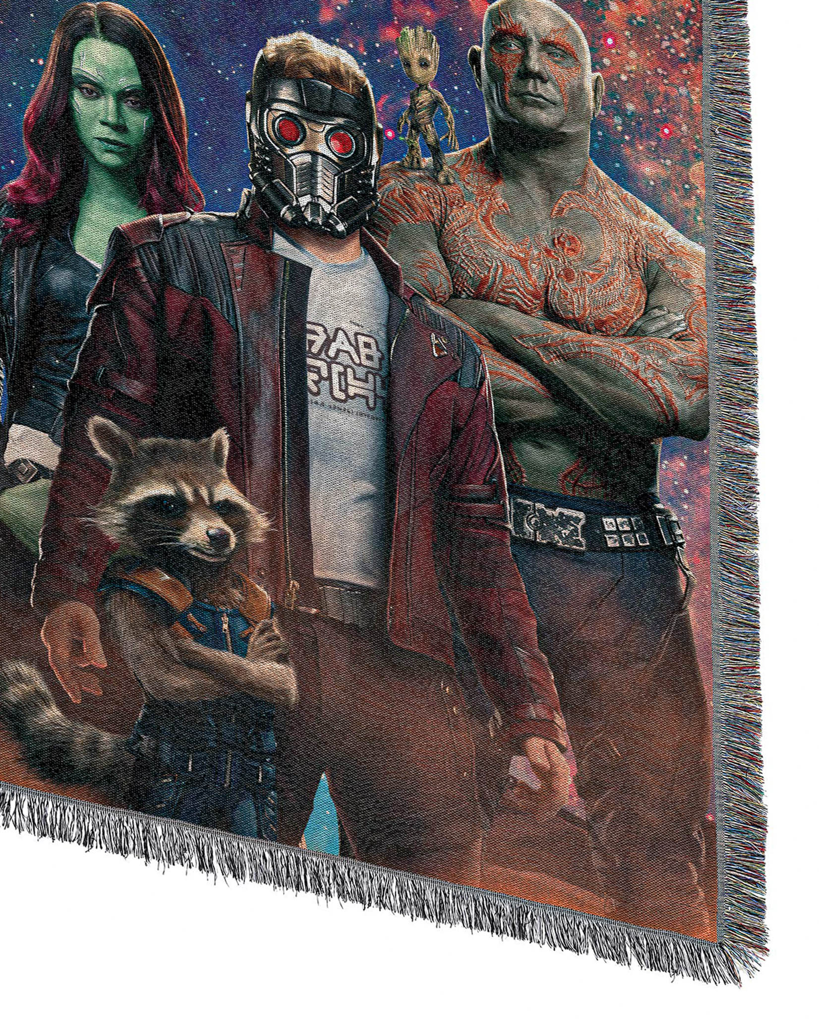 Northwest Guardians of the Galaxy Woven Tapestry Throw Blanket, 48" x 60", Space Crew
