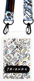 Friends TV Show Icons Lanyard ID Badge Holder w/ Collectible Sticker