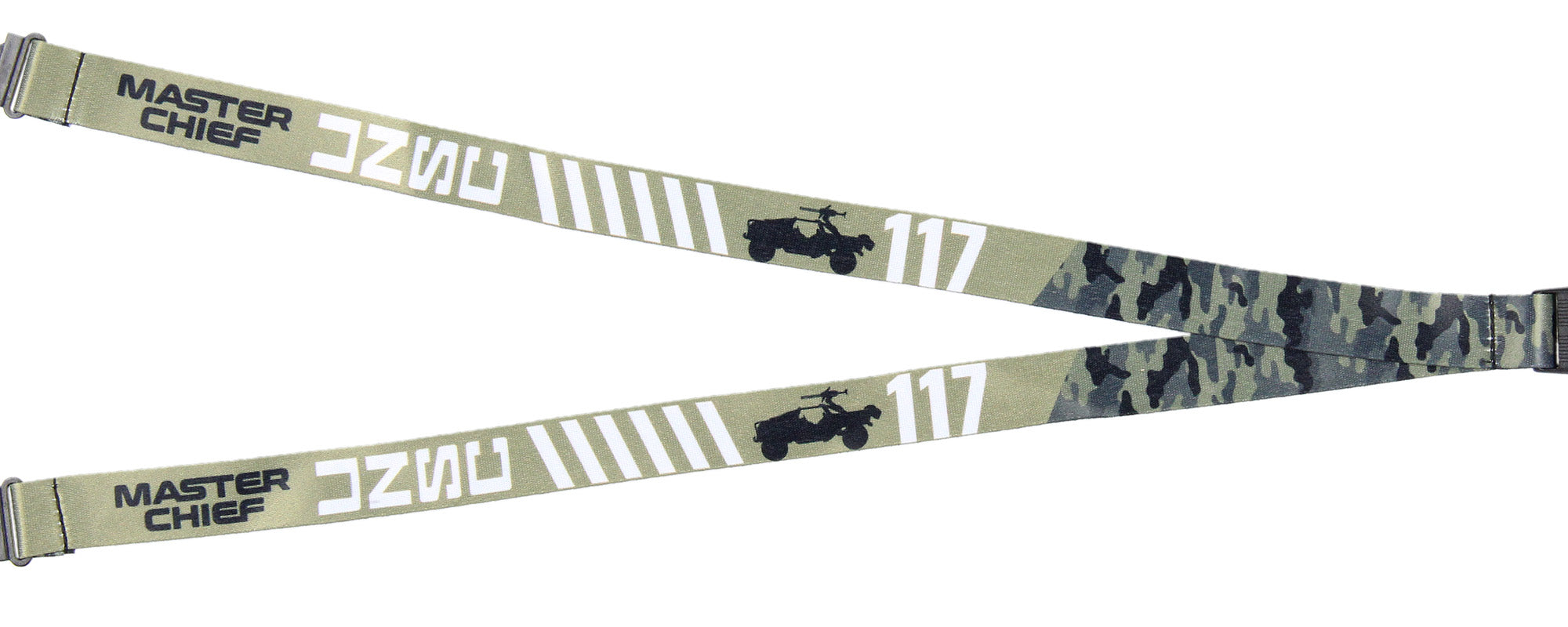 HALO Video Game Lanyard Keychain w/ 2" Master Chief Charm