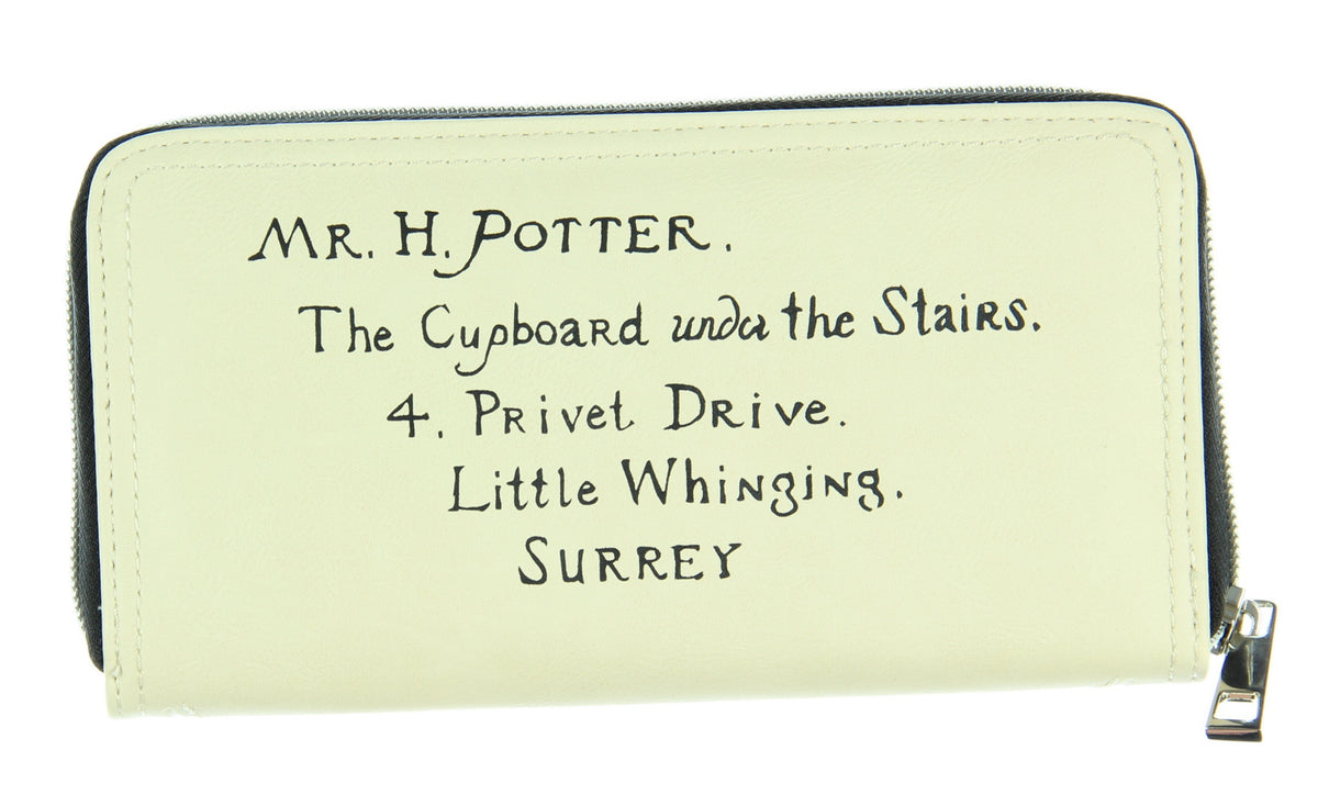 Harry Potter Womens Wallet | Potter Hogwarts Letter Wax Seal Zip Around Wallet