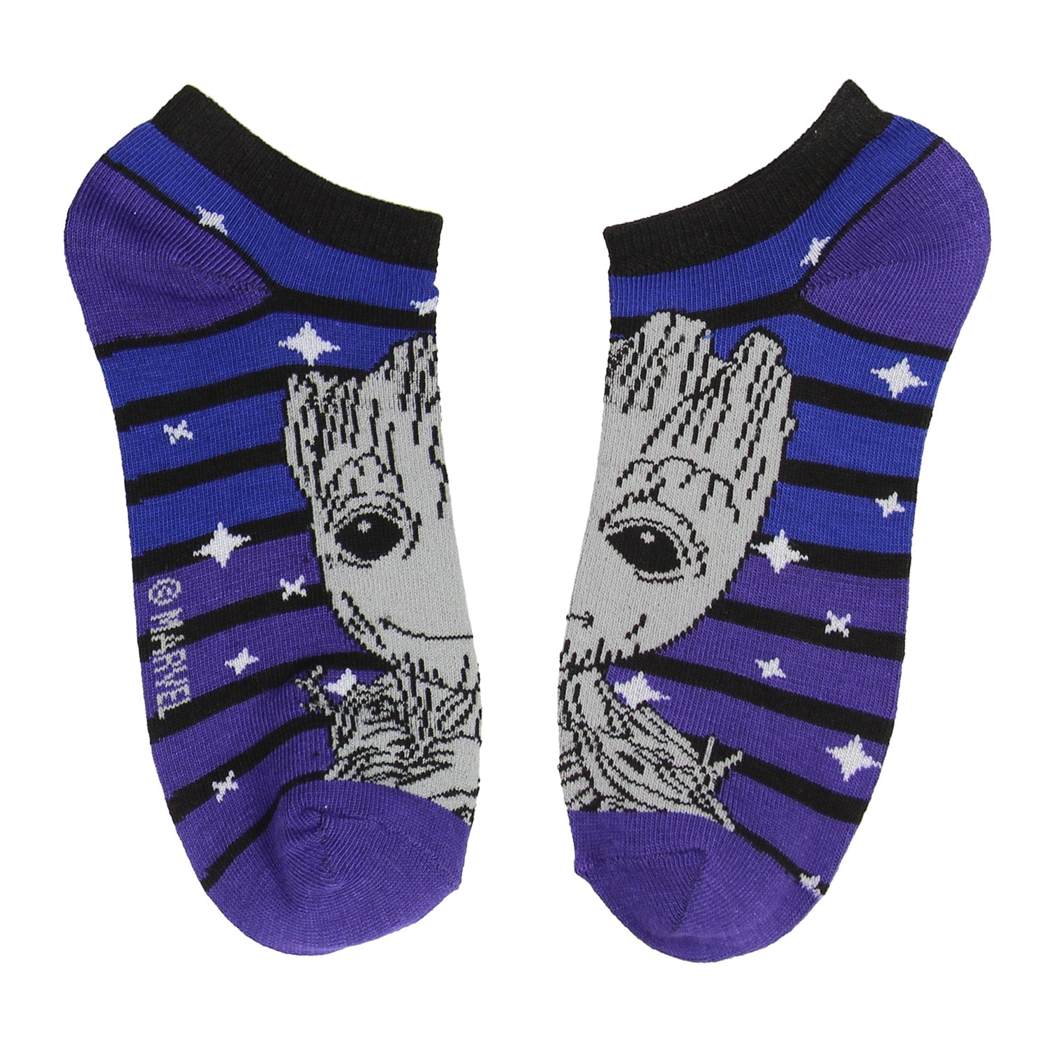 Marvel Guardians of The Galaxy I Am Groot 3 Pack Ankle Socks