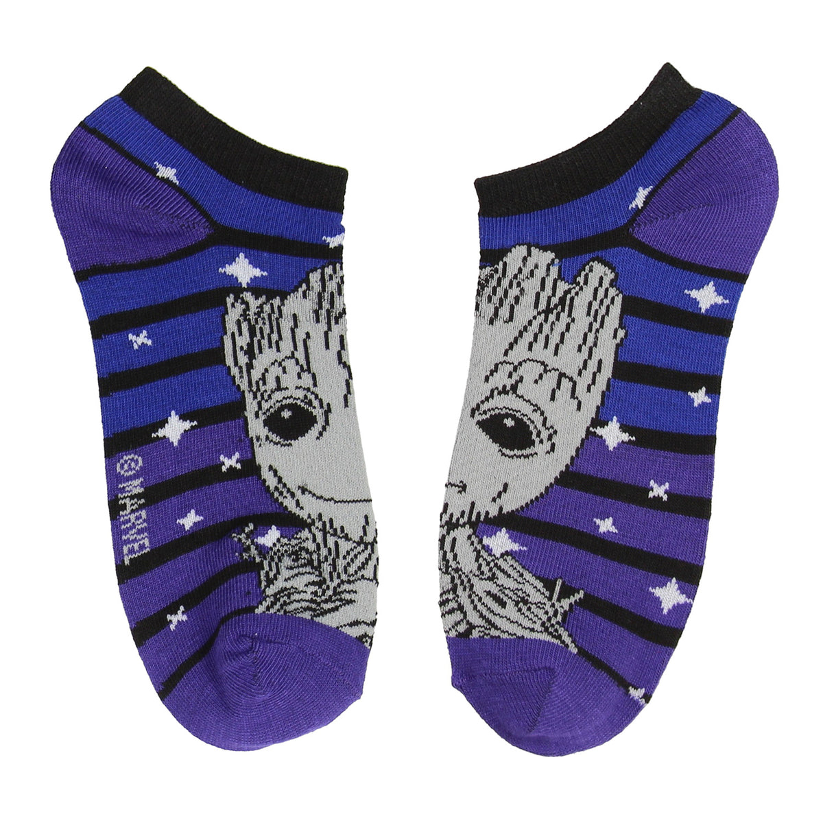 Marvel Guardians of The Galaxy I Am Groot 3 Pack Ankle Socks