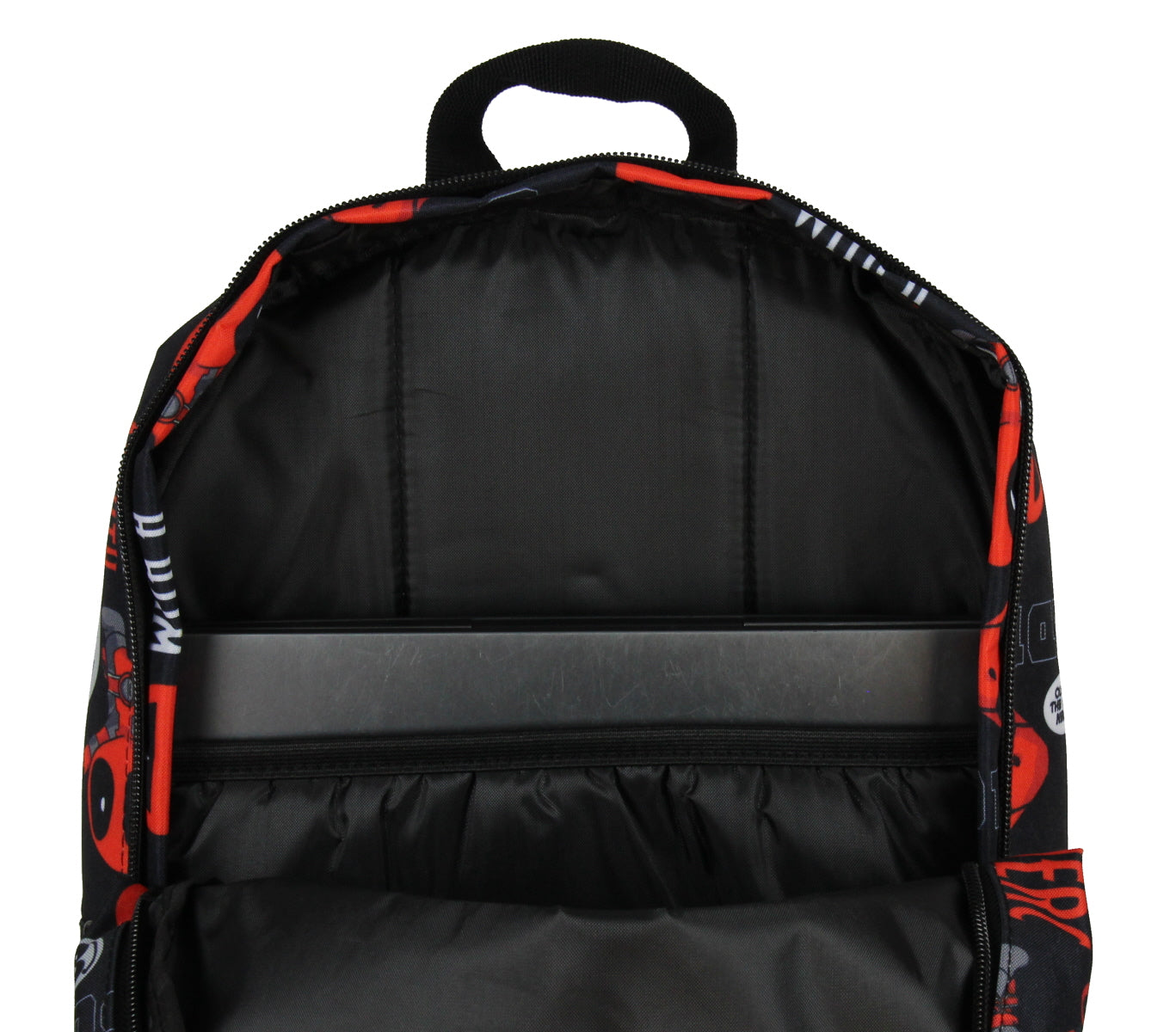 Marvel Deadpool Merc With A Mouth Verbiage All Over Print Laptop Backpack 17"