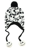Nightmare Before Christmas Jack Skellington Allover Print Laplander Beanie