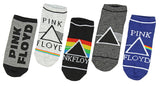 Pink Floyd Unisex Dark Side Of The Moon 5 Pair Mix and Match Ankle Socks