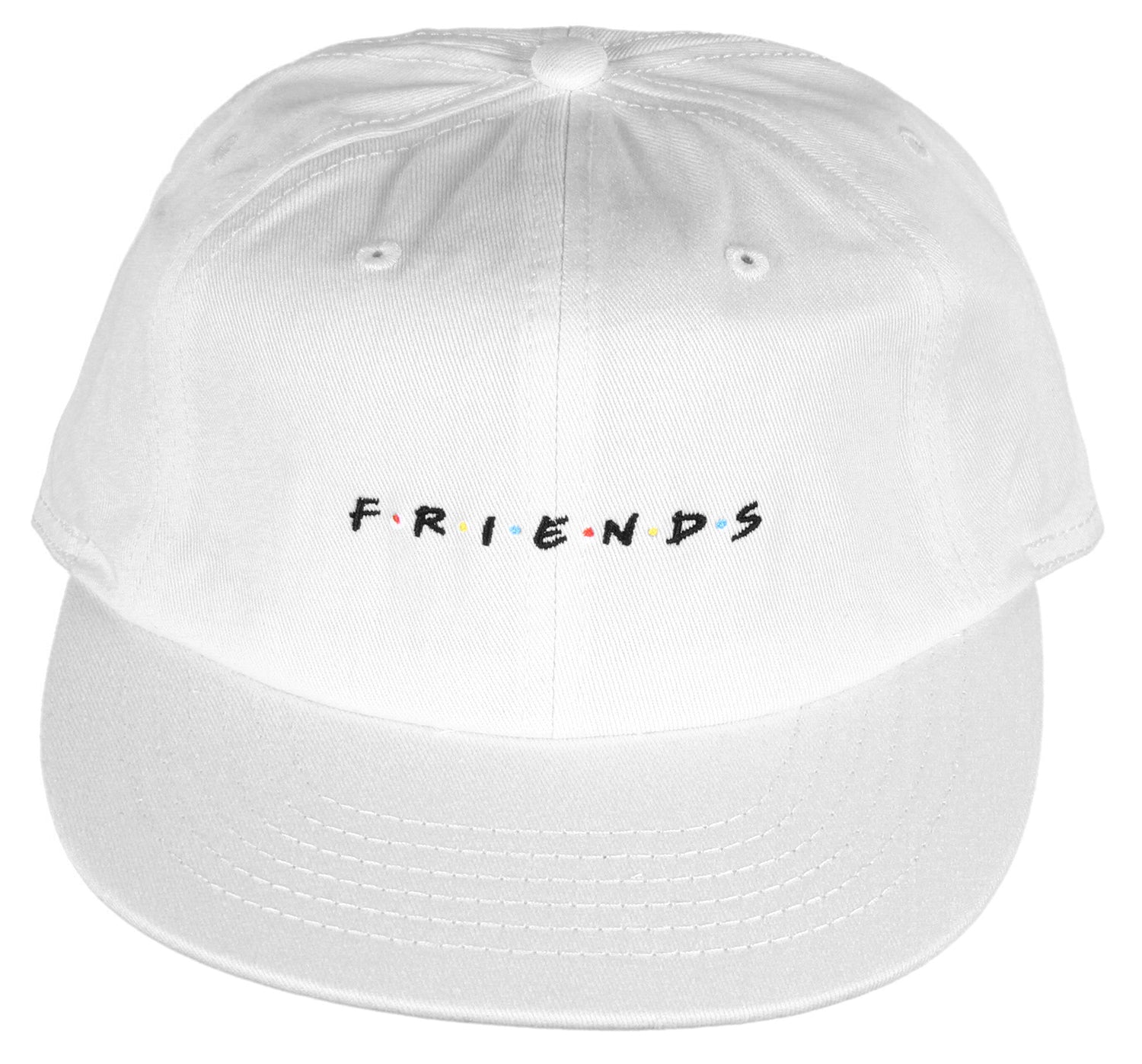Friends TV Show Embroidered Logo Adjustable Metal Closure Dad Hat Cap