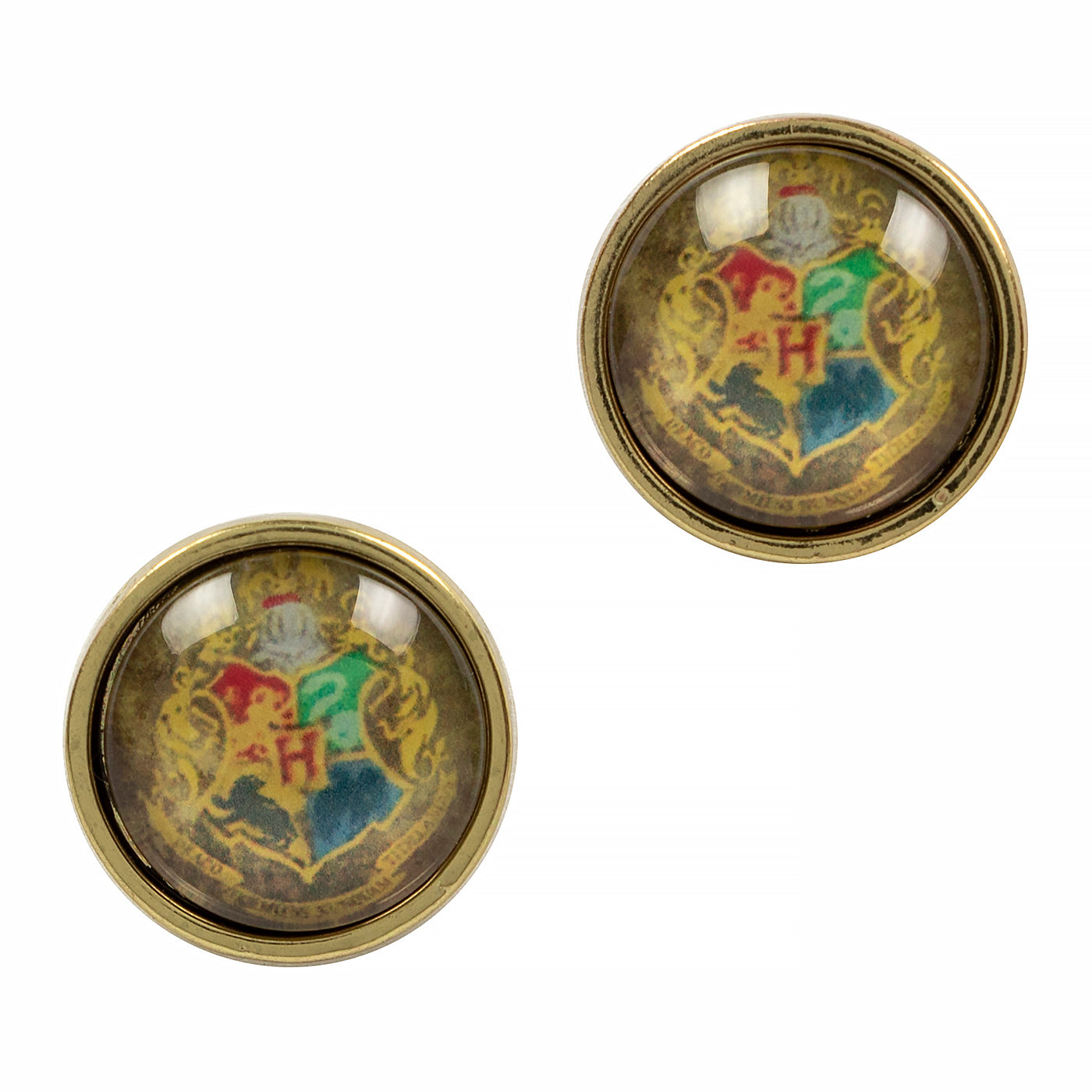 Harry Potter Hogwarts House Crest Earrings - Seven Times Six