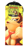 Nintendo Super Donkey Kong DK Gone Bananas! Sublimated Crew Socks