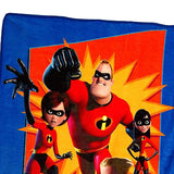 Northwest Incredibles Micro Raschel Throw Blanket, 46" x 60", Family Heroes