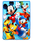 Disney's Mickey' Mouse Clubhouse, "4 Ever" Super Plush Throw Blanket, 46" x 60", Multi Color