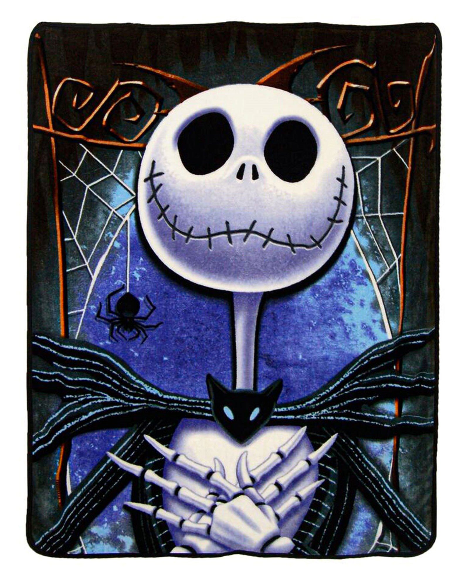 Disney's Nightmare Before Christmas Blanket Jack Skellington Throw 46" x 60"