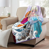 Northwest Frozen, Snow Hugs Micro Raschel, 46" x 60" Throw Blanket