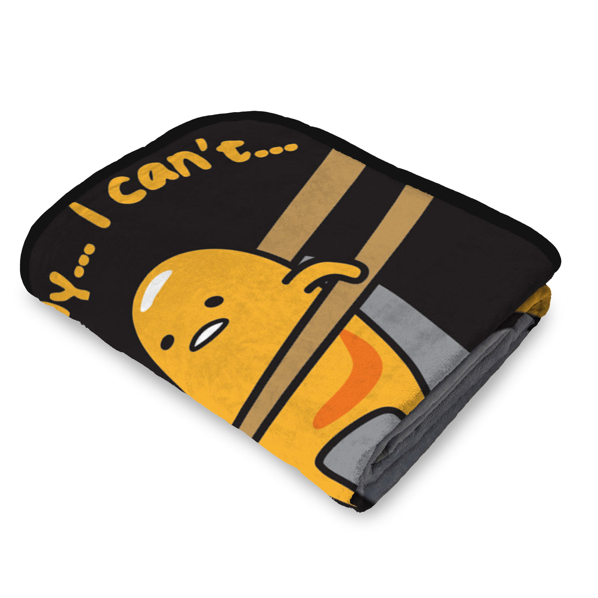 Gudetama Seriously... I Can't Fleece Super Plush Throw Blanket 46" x 60"