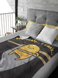 Gudetama Seriously... I Can't Fleece Super Plush Throw Blanket 46" x 60"