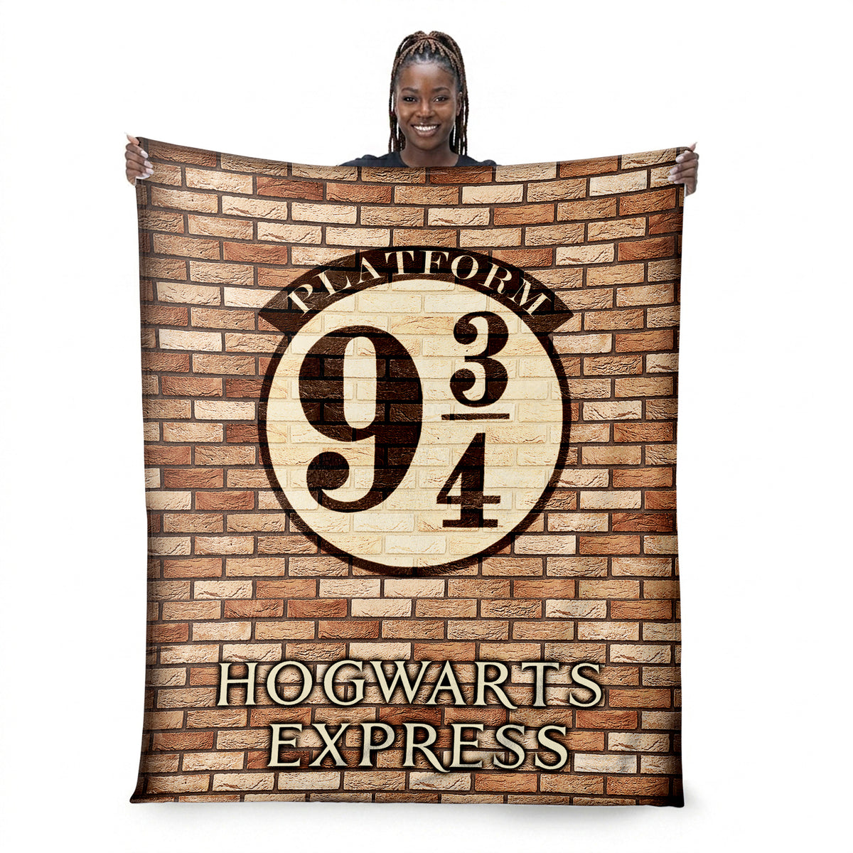 Harry Potter Platform 9 3/4 Hogwarts Express Silk Touch Throw Blanket