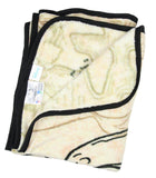 Disney Peter Pan Neverland Map Micro Raschel Throw Blanket 46"x60"