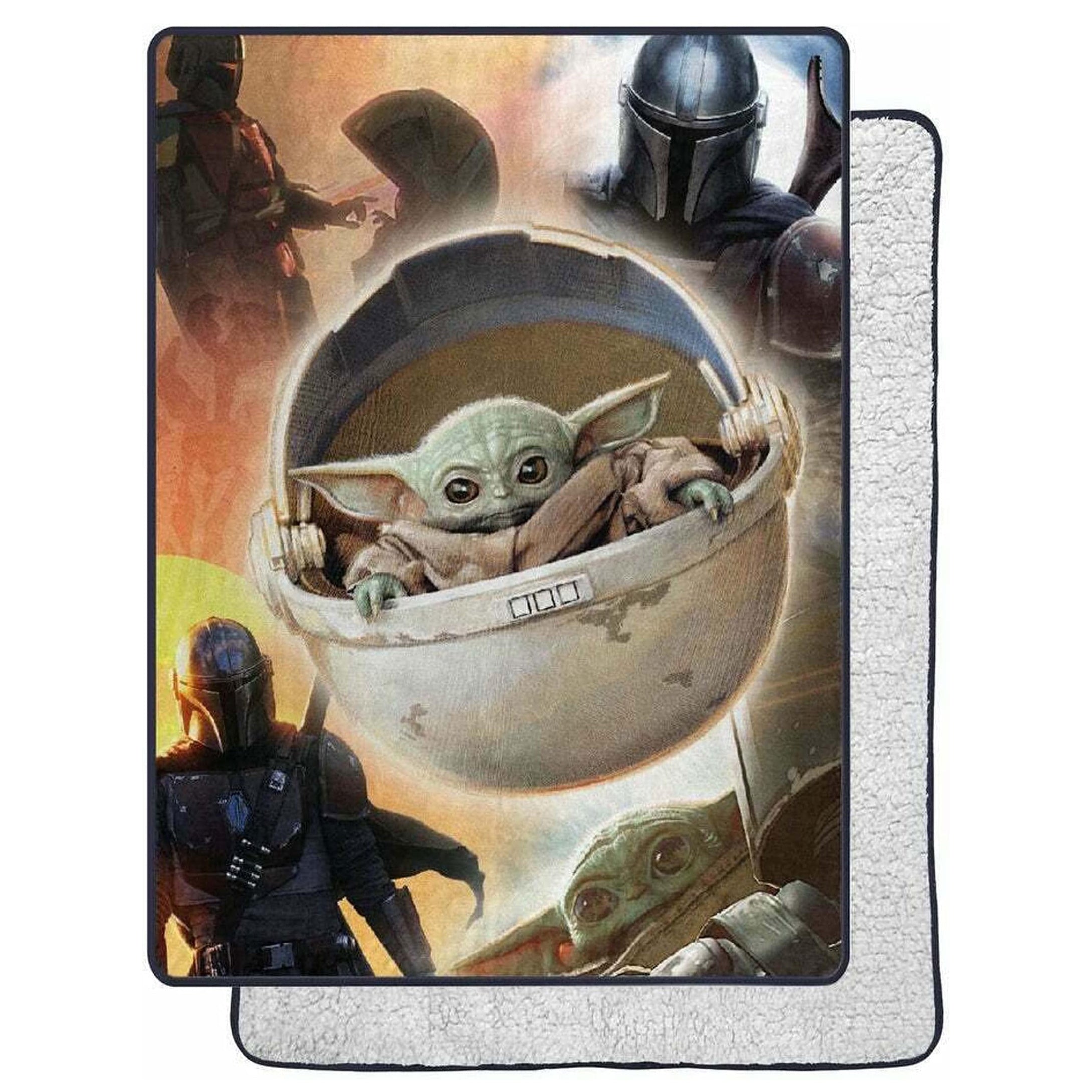Star Wars Blanket The Mandalorian The Longest Journey Silk Touch Throw 60" x 80"
