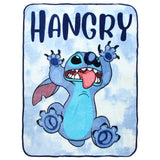 Disney Lilo & Stitch Hangry Stitch Micro Raschel Fleece Throw Blanket