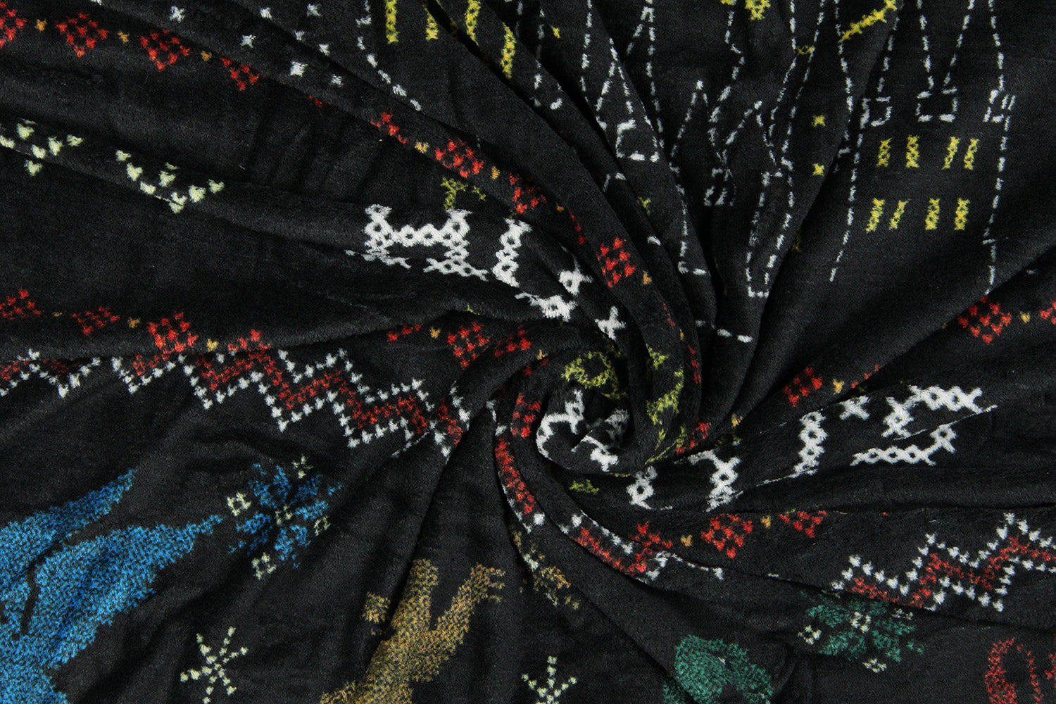 Harry Potter I'd Rather Stay At Hogwarts Holiday Plush Throw Blanket 46' x 60'