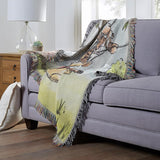 Northwest Winnie The Pooh Woven Tapestry Throw Blanket, 48" x 60", Pooh Having Fun